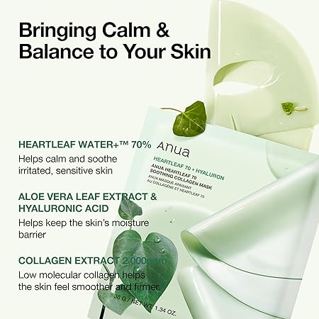 Anua - Soothing Collagen Mask